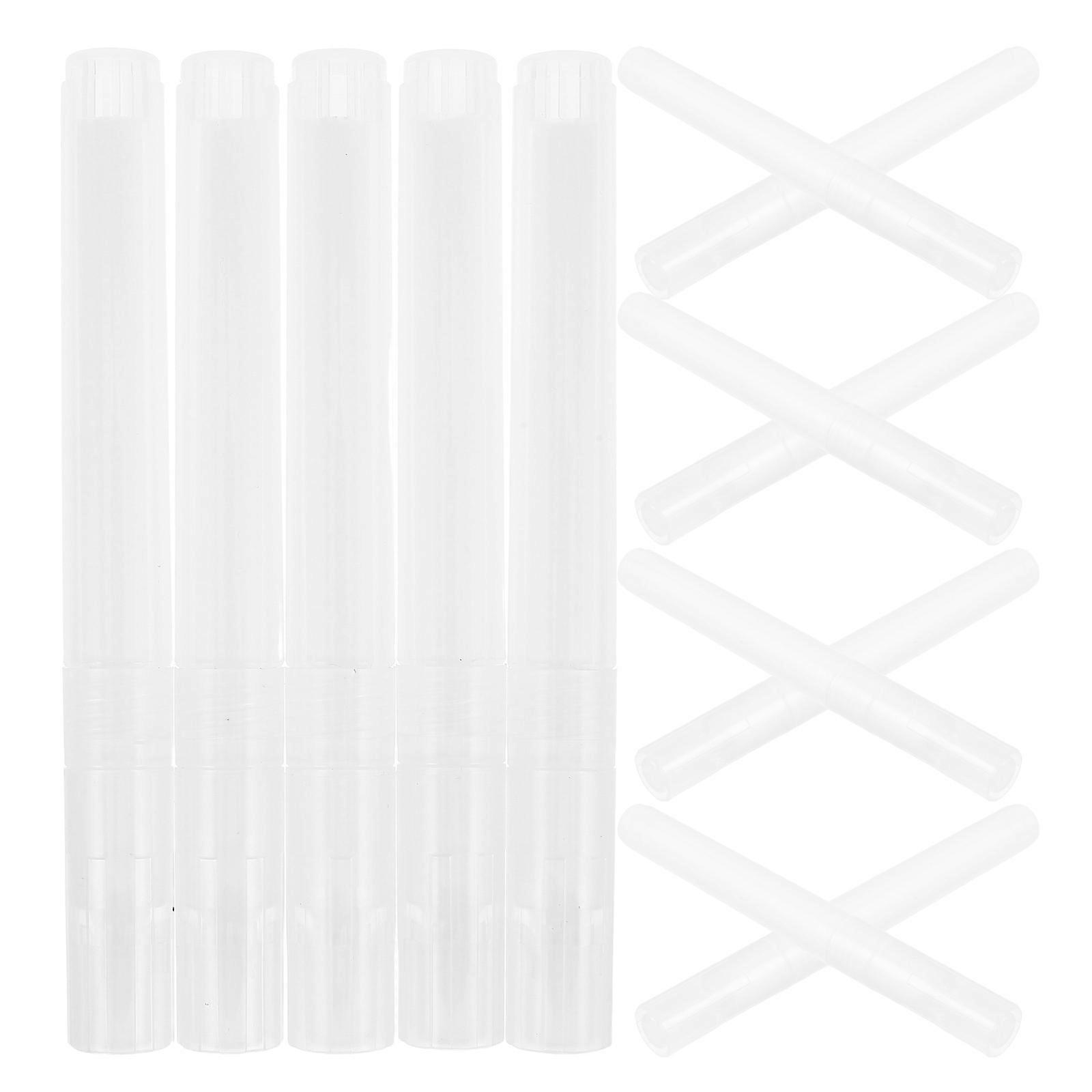 100Pcs Fine Tip Refillable Paint Pens White for Artistic DIY Use