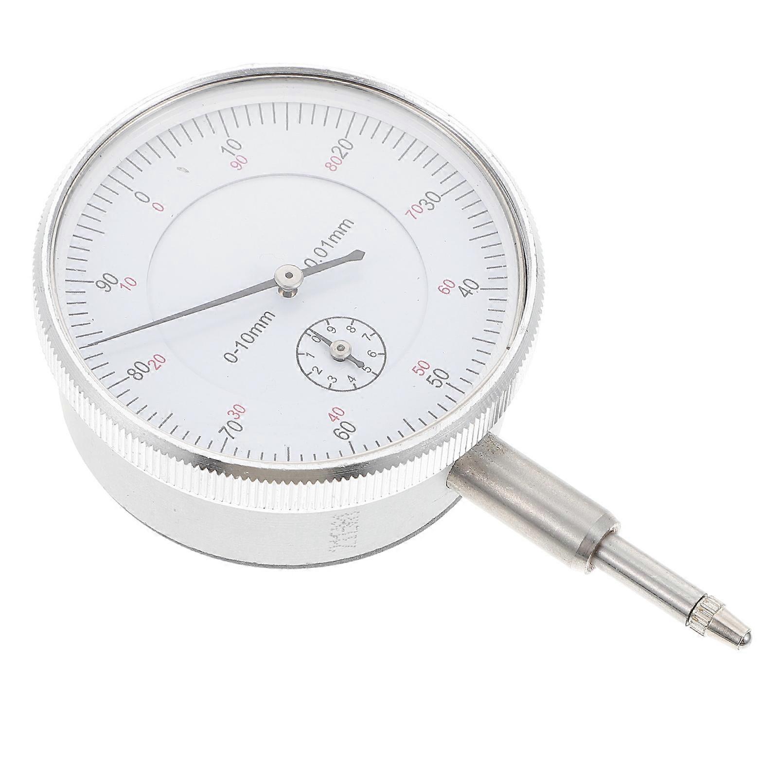 Dial Gauge Mechanical Dial Indicator for Measurement 5Pcs Silver