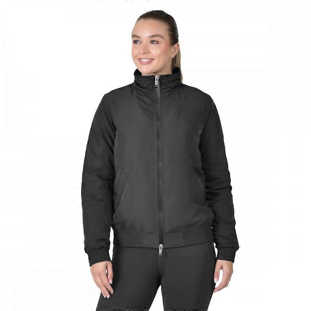 Women's Dublin Zip Through Blouson Womens Team Jacket - Black