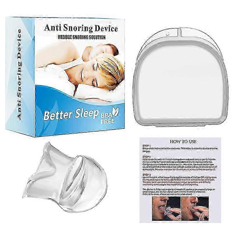 Protège-langue en silicone transparent souple type 2025