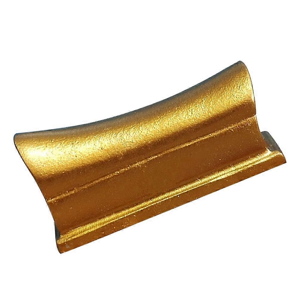 Golden Resin Coffin Model Decorative Coffin Ornament for Shelf 2Pcs
