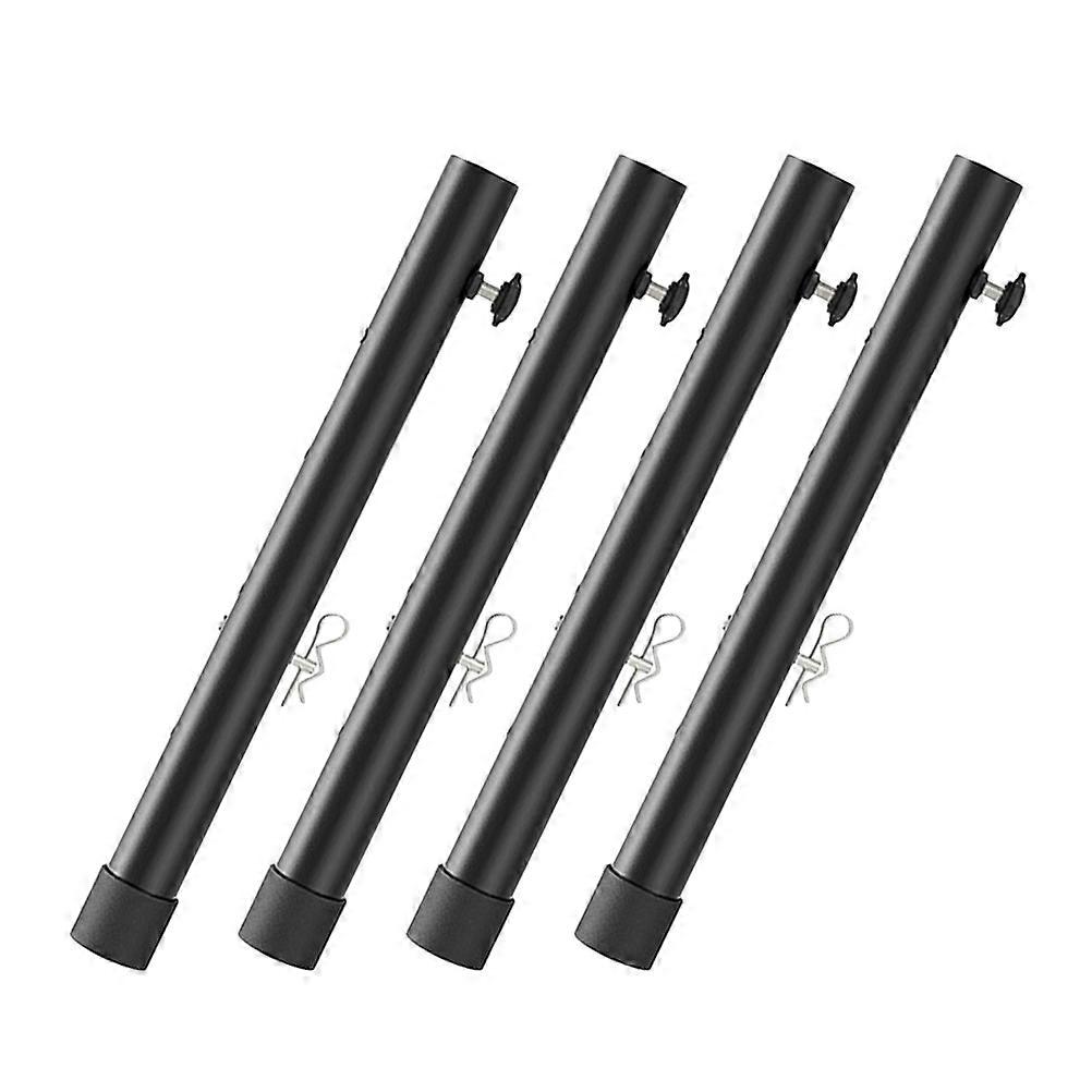 Support Table Leg Table Extender Legs Portable Use Black 45.00X3.70X3.70CM 4Pcs