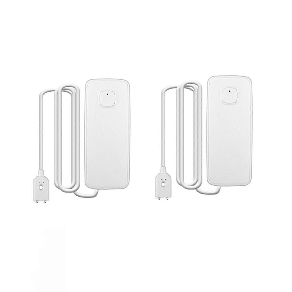 2Pcs Tuya WiFi Smart Water Leak Sensor Remote Monitoring Water