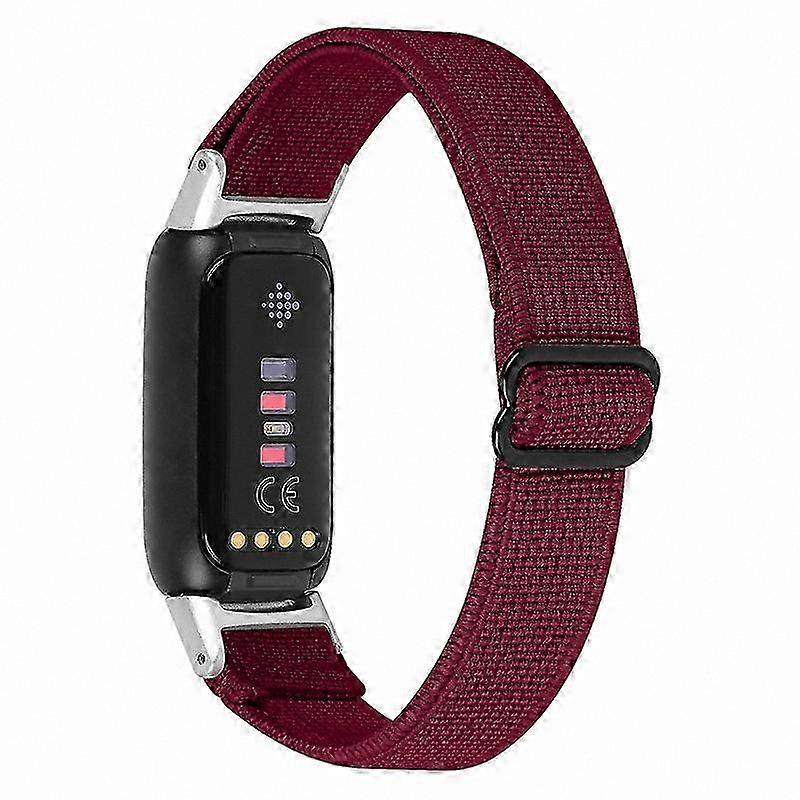 Green Adjustable Nylon Watch Strap Replacement for Fitbit Luxe