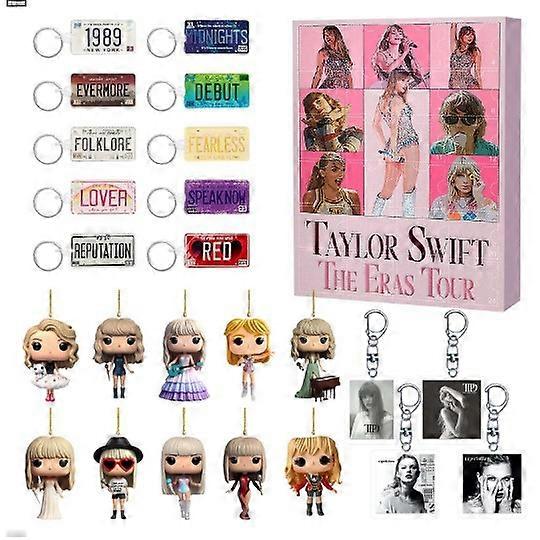 Taylor Swift blind box pendant holiday countdown calendar backpack decoration keychain Christmas blind box