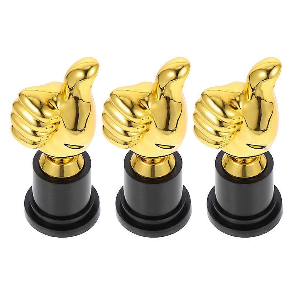 Thumb Trophy Plastic Trophy for Decoration 12Pcs Kid Competition Award Model