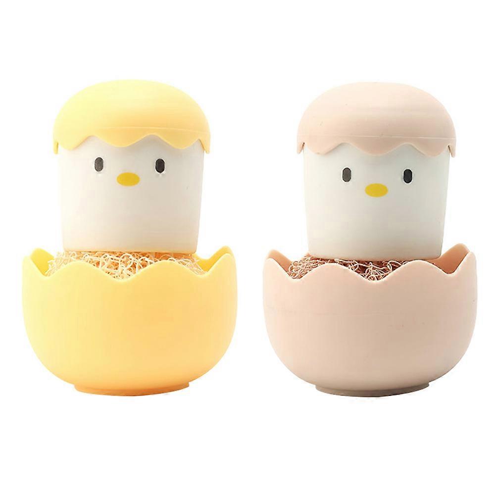 Cleaning Brush Practical Kitchen Tool for Dish Washing 6Pcs