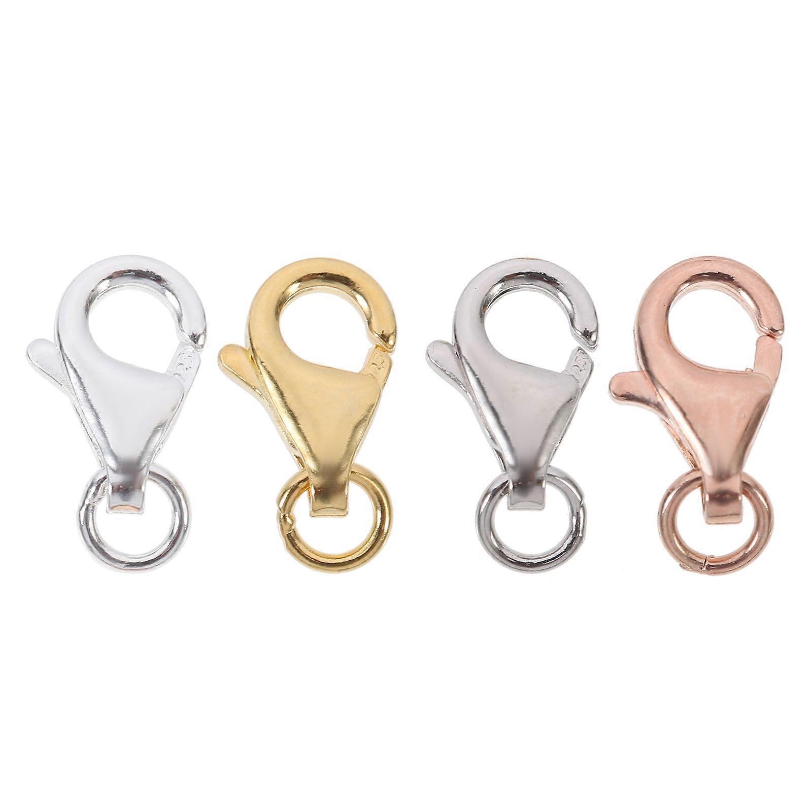 Assorted Color Lobster Clasps for Handmade Jewelry Making 4Sets
