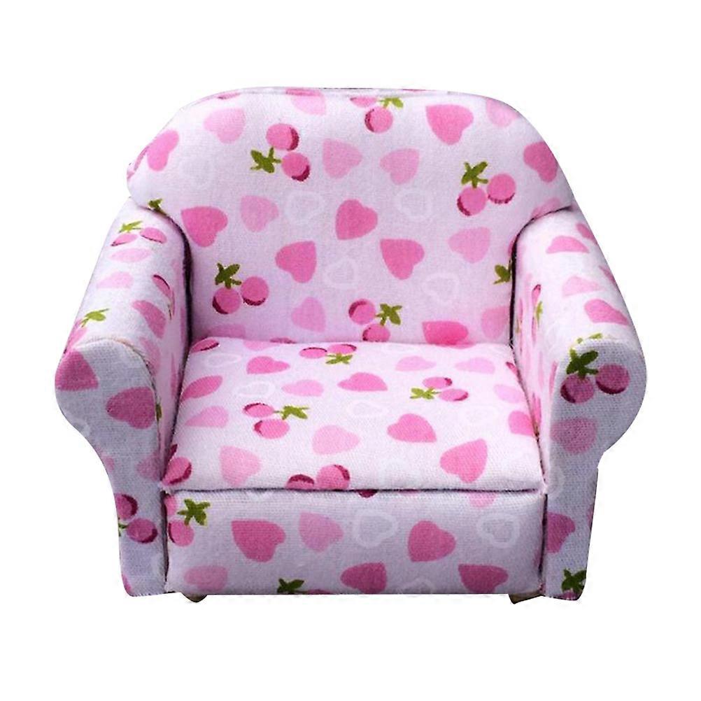Miniature Sofa Furniture for Kids Playing Use Wooden Decoration