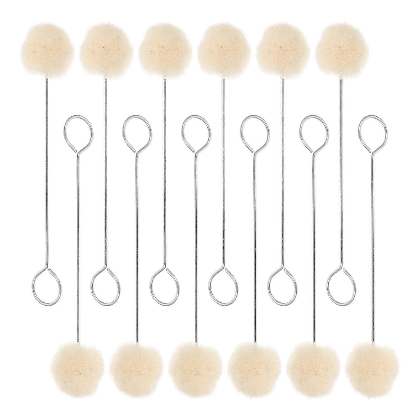 Wool Daubers for Dyeing 100Pcs Wool Ball Brush Set