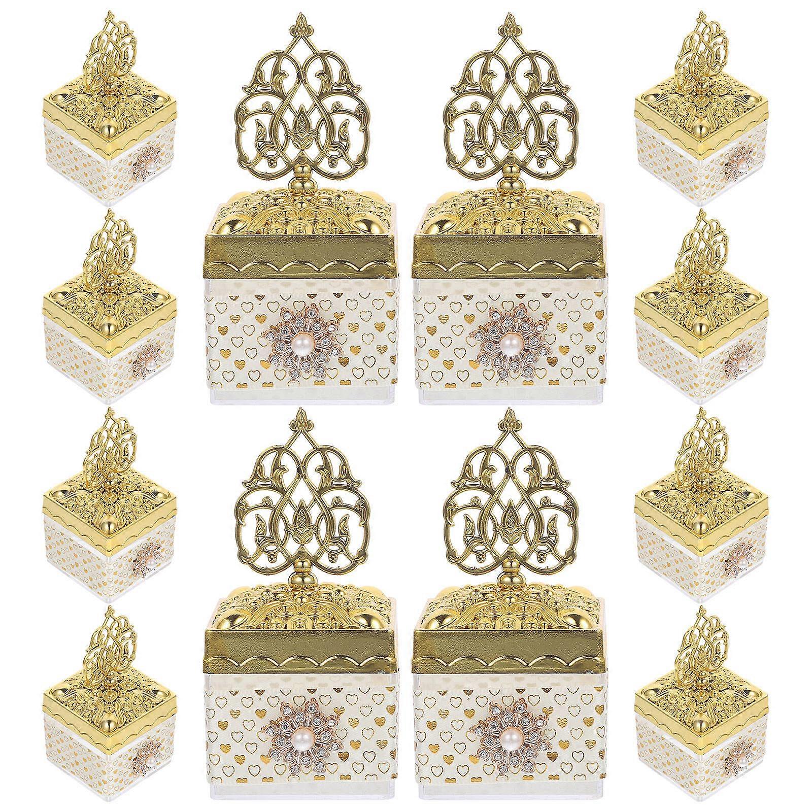 Anniversary Candy Gift Box Plastic Candy Boxes for 48Pcs Packaging