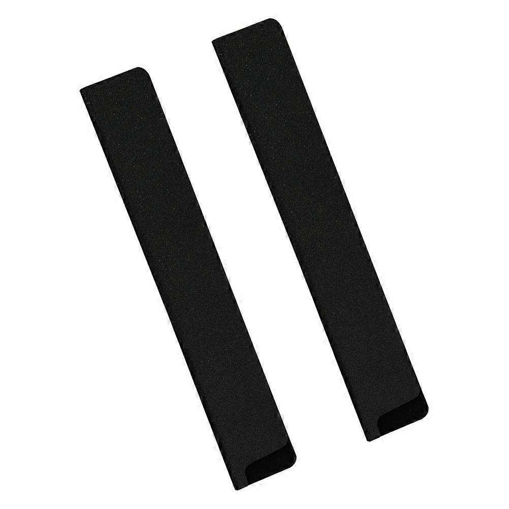 Protecții pentru tăietoare plușate, 4 buc., huse negre pentru echipamente de exterior, design simplu, rezistente la umiditate