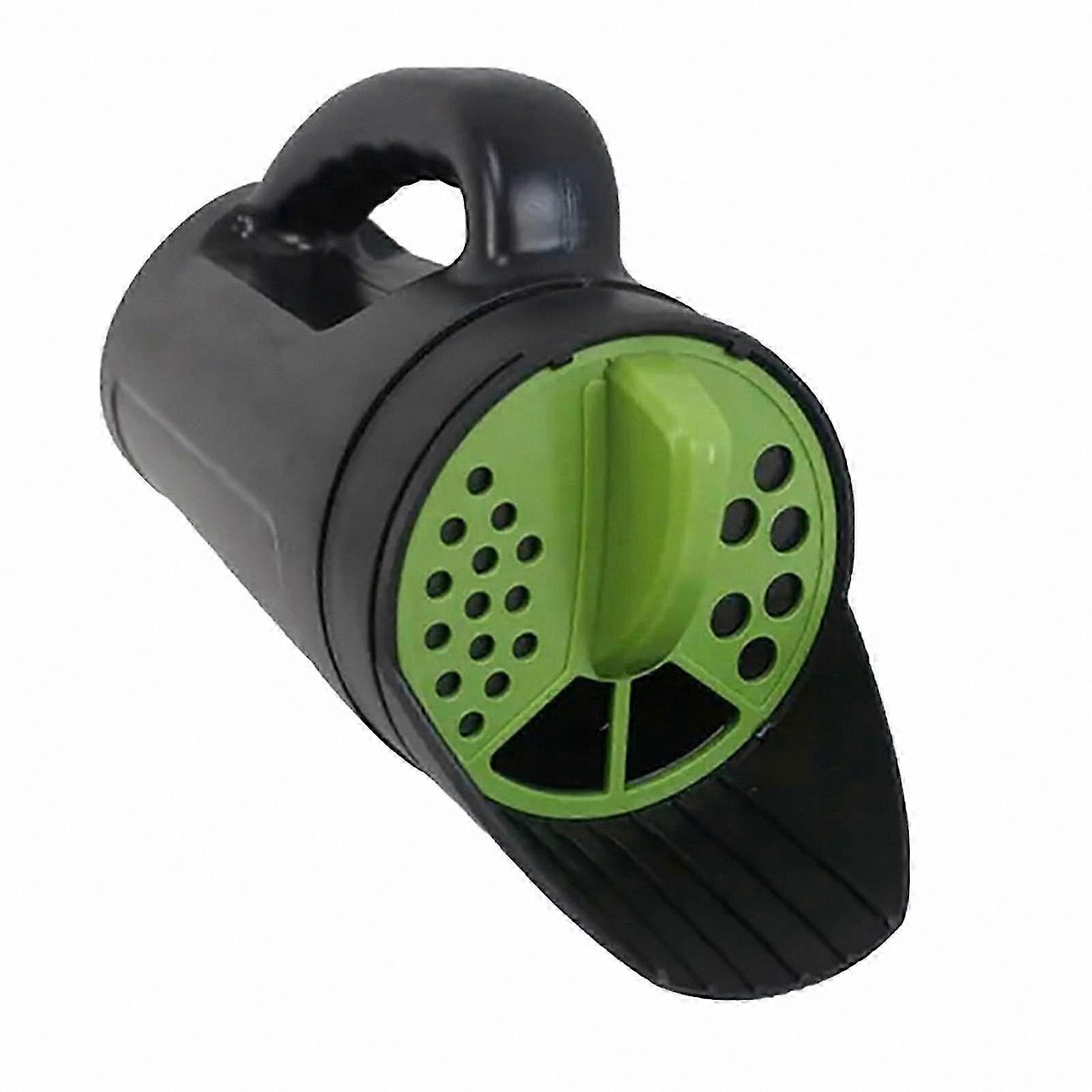 Portable 1L Seed Spreader with Adjustable Dial for Grass, Lawn Care, and Ice Melt Distribution