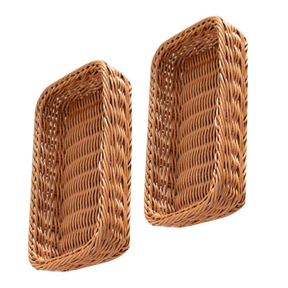 Tableware Organizer Tray Kitchen Utensil Storage Basket for 2Pcs Use