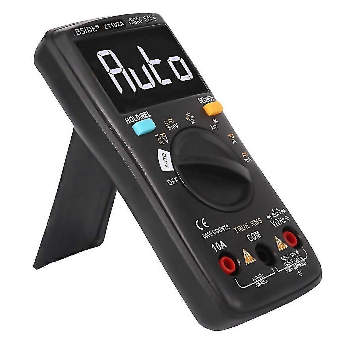 For Bside Zt102a Lcd Display 6000 Words Auto Intelligent Gear Automatic Range Digital Multimeter