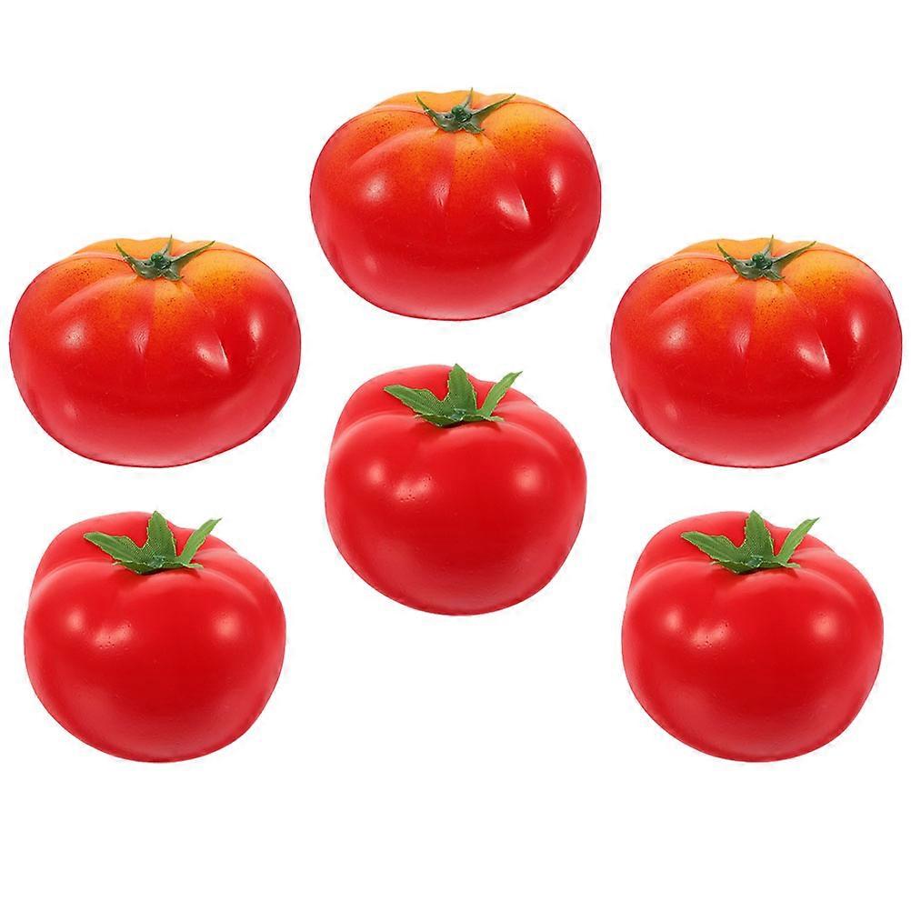 Artificial Vegetable Tomato Foam Model for Decor 30Pcs Assorted Color