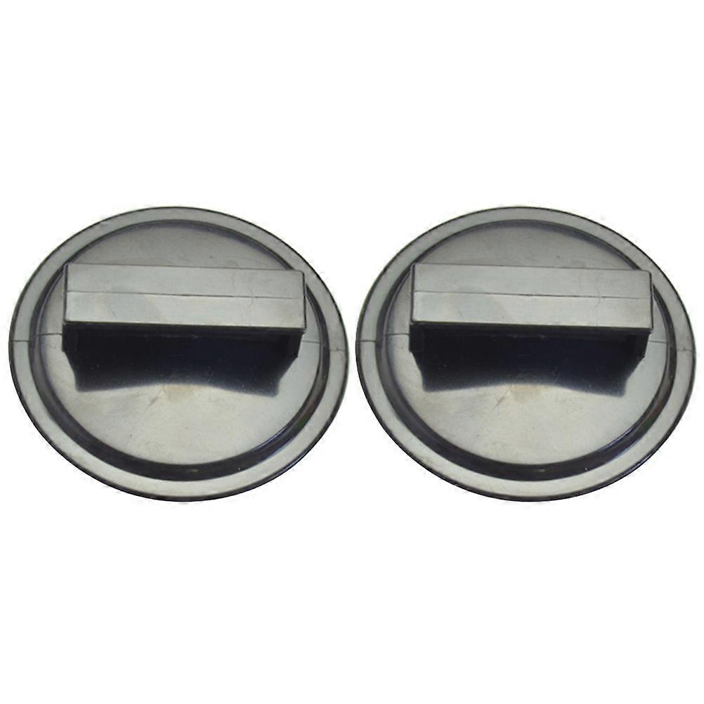 1 Set 60mm Plastic Food Waste Disposer Accessories Multi-Function Sink Baffle Drain Plugs Guards (Plastic Basin Plug + Splashproof Cover)