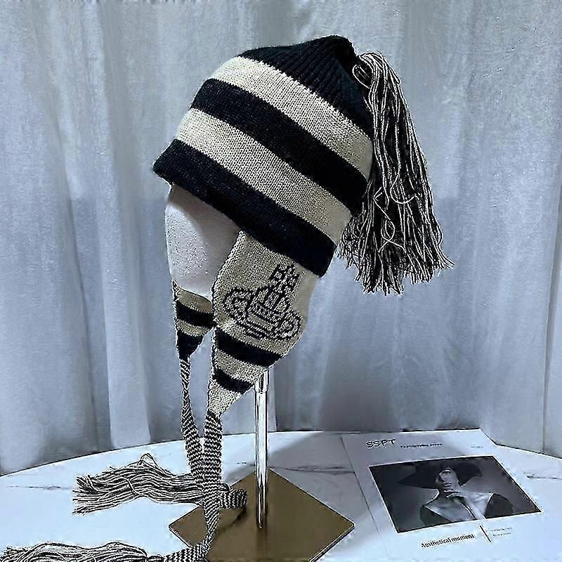 Anime Cosplay Apparel Beanies Okazaki Shinichi NANA Hats Girl Women Tassel Ear protection hat Winter Fall Casual Bonnet Gorro