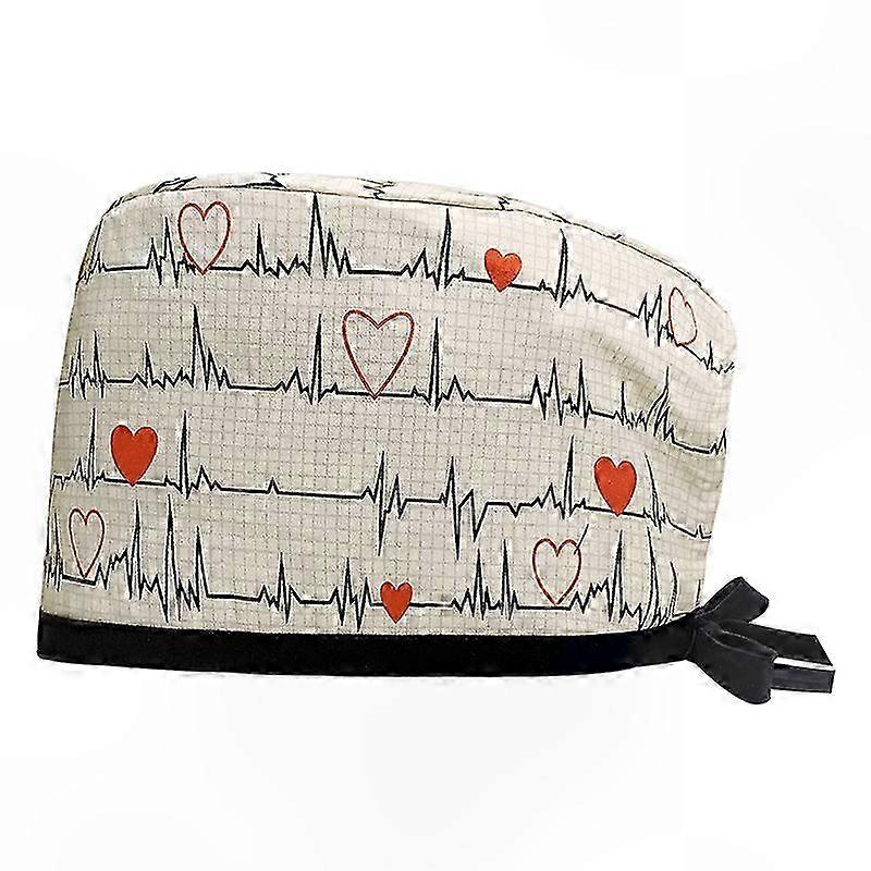 Adjustable Cotton Scrub Hats for Men and Women with Tie-Back Design and Elastic Band for Comfortable Workwear