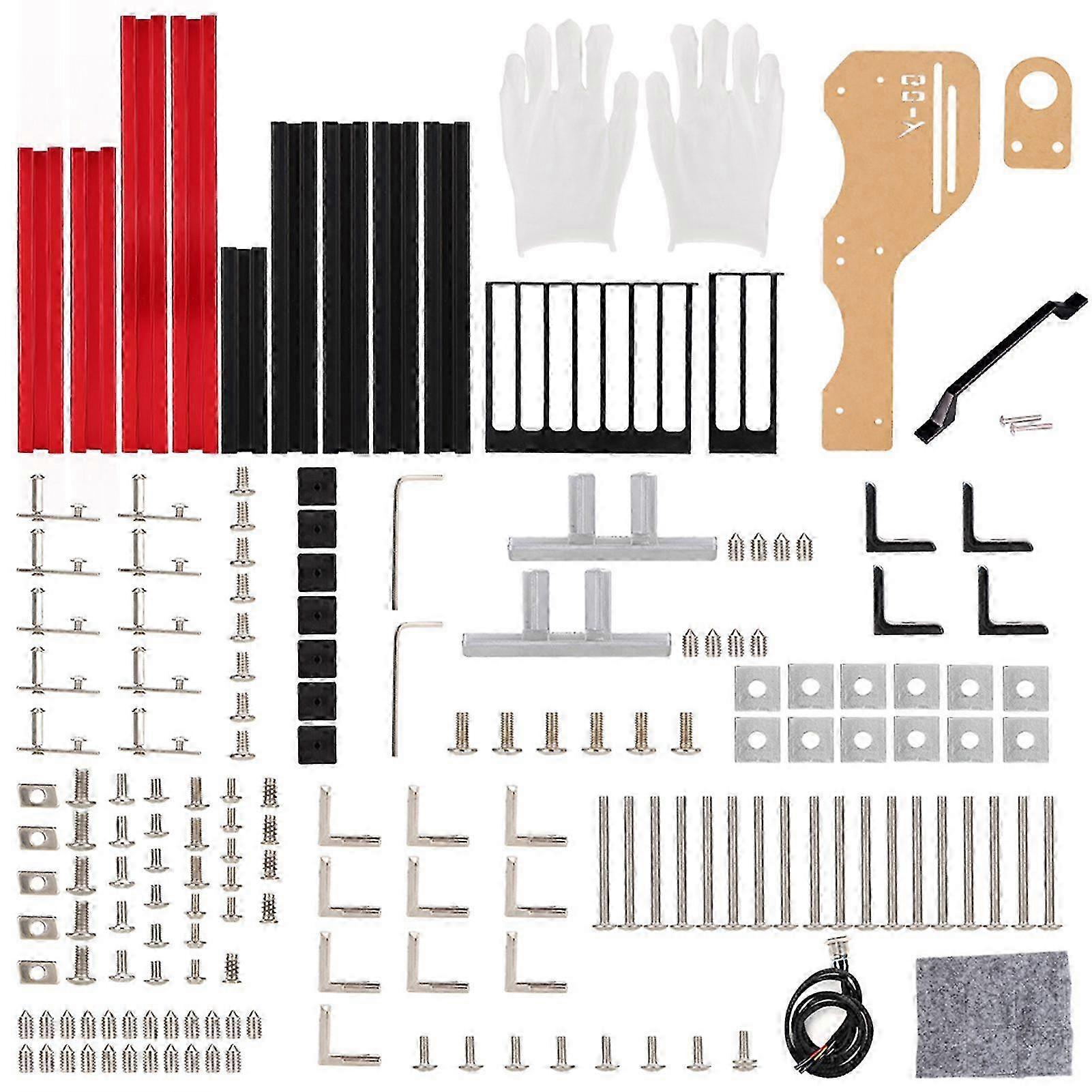 ATx M-ATX/ ITX Open Chassis Vertical Overclocking Test Platform Chassis Rack   Handle Red