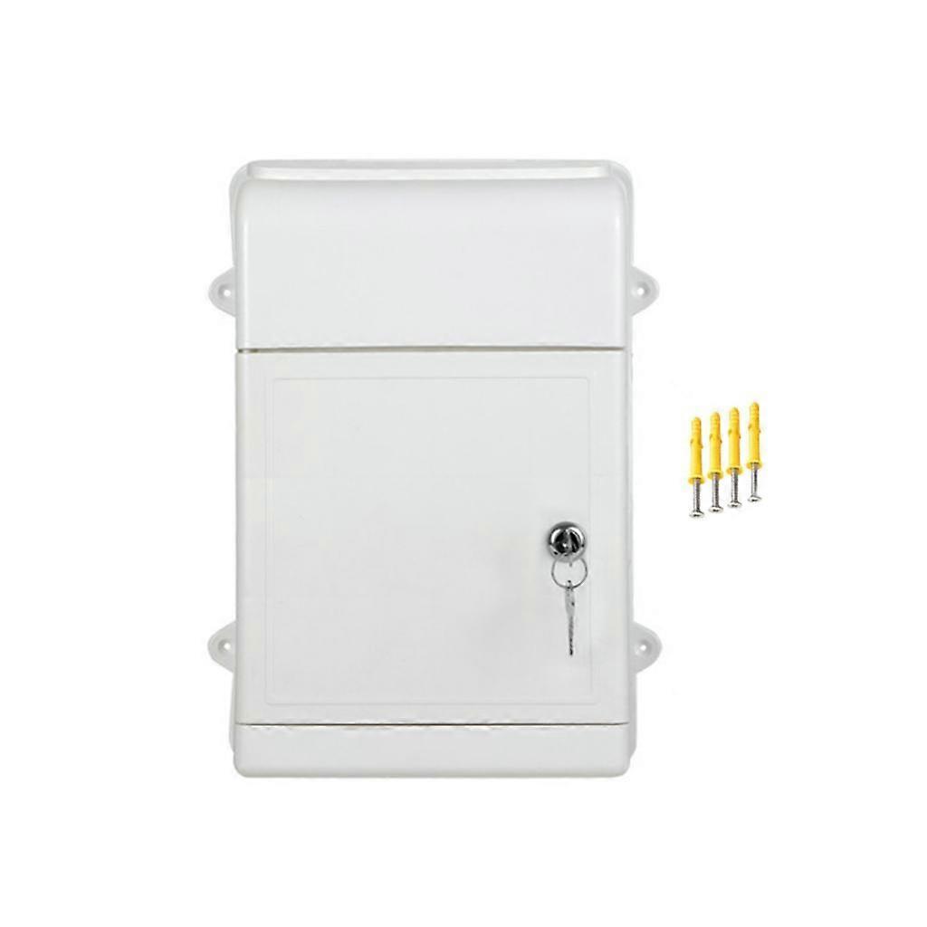 Wall Mount Mailbox Back Hollow Locking Mailbox for Outdoor Outde Green
