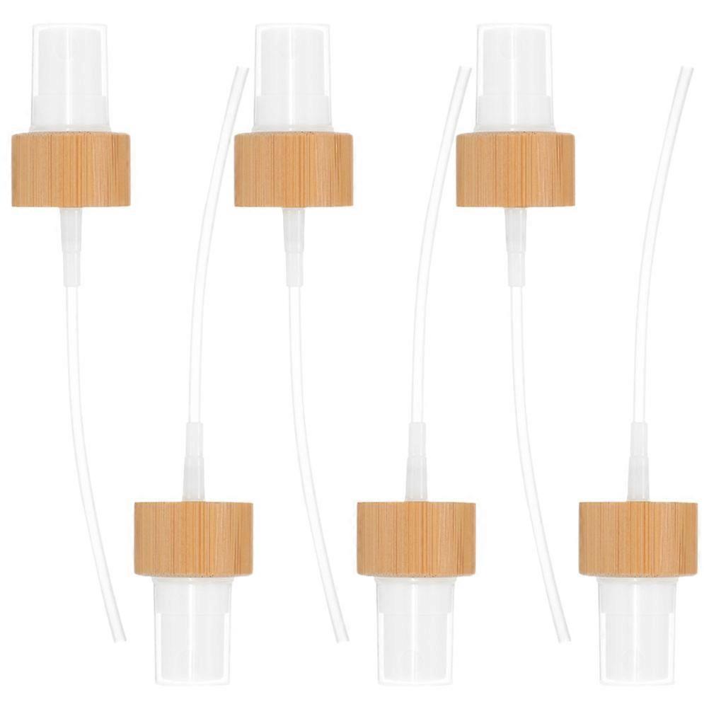 6 Pcs Plastic Bottle Nozzle Round Design Suitable For Home Travel Used With Cosmetic Bottles