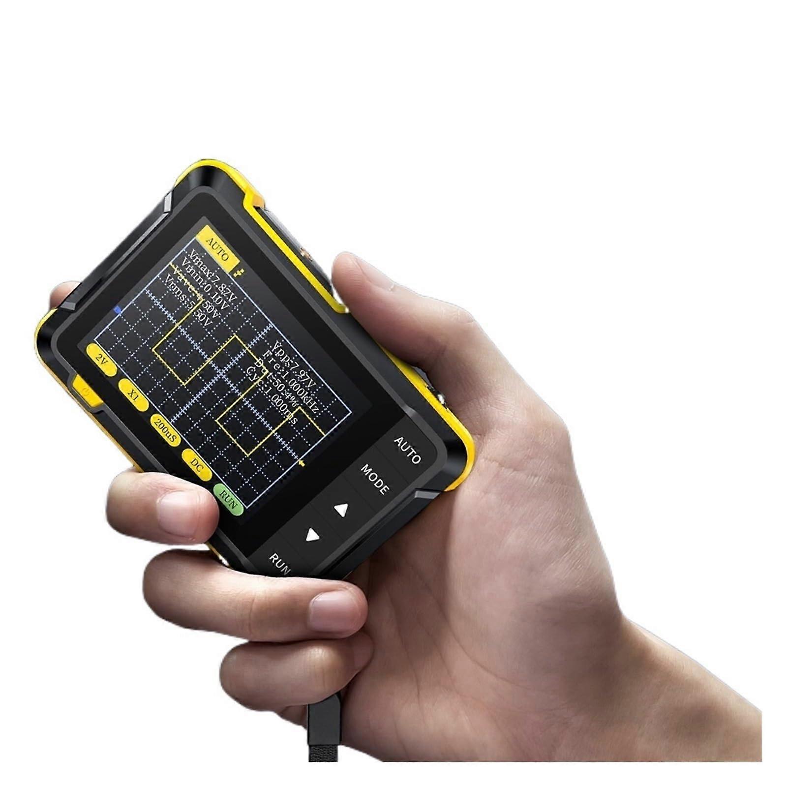 Oscilloscope Tester Portable LCD 200 kHz Analog Bandwidth 2.5 MS/s Digital Scope Accessories Included