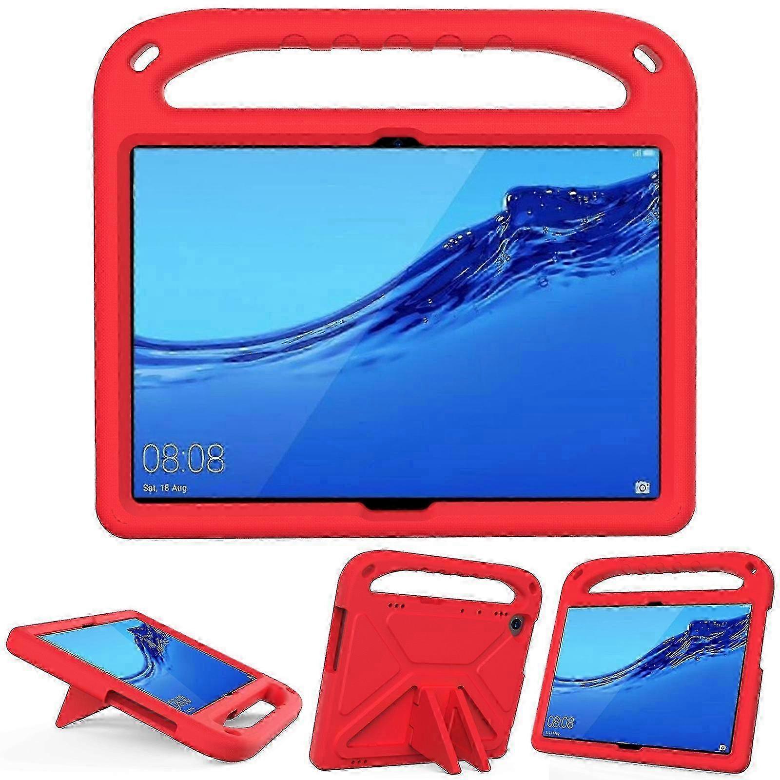 For Huawei MediaPad T5 Handle Portable EVA Shockproof Anti Falling Protective Case with Triangle Holder