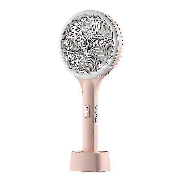 6 Inch Handheld/Desktop USB Rechargeable Fan, Portable Travel 2 Wind Speeds Multi-purpose Circulation Cooler