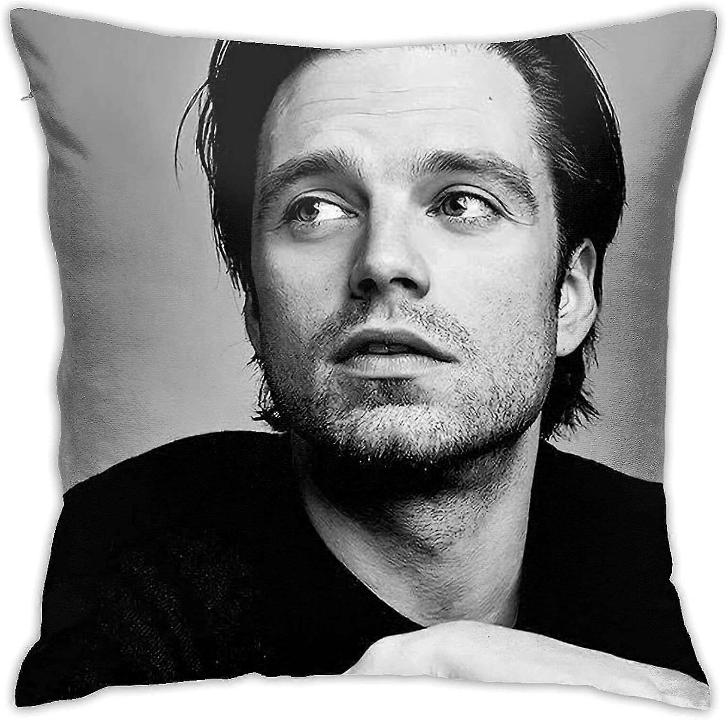 n310セバスチャンスタン枕カバーポリエステルソフト装飾スクエアスロー枕カバークッションカバーリビングルームソファ寝室車のための豪華な枕カバー