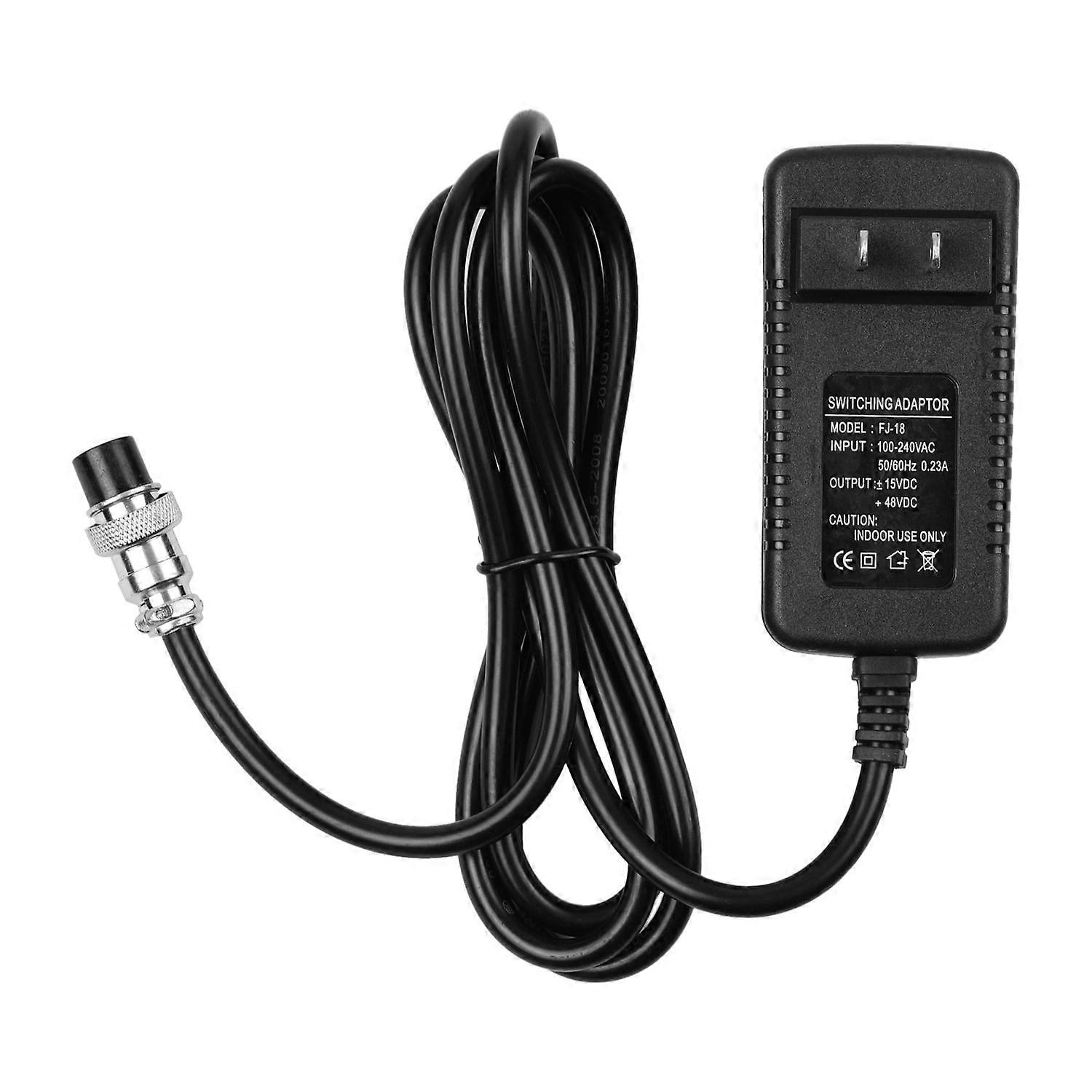 GoolRC Mixing Console Power Supply AC Adapter 15V 230mA 4-Pin for 16-Ch or Below Consoles Compatible with Universal Mixers