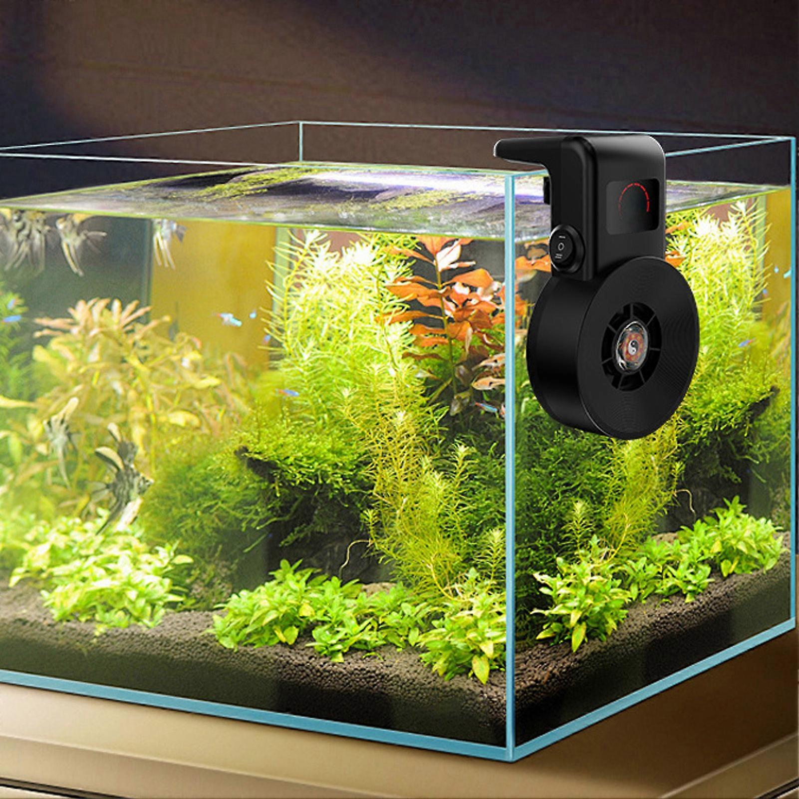 Aquarium Cooling Fan USB Connection Quiet Running Space Saving Fish Tank Cooler Fan for All Seasons Black 