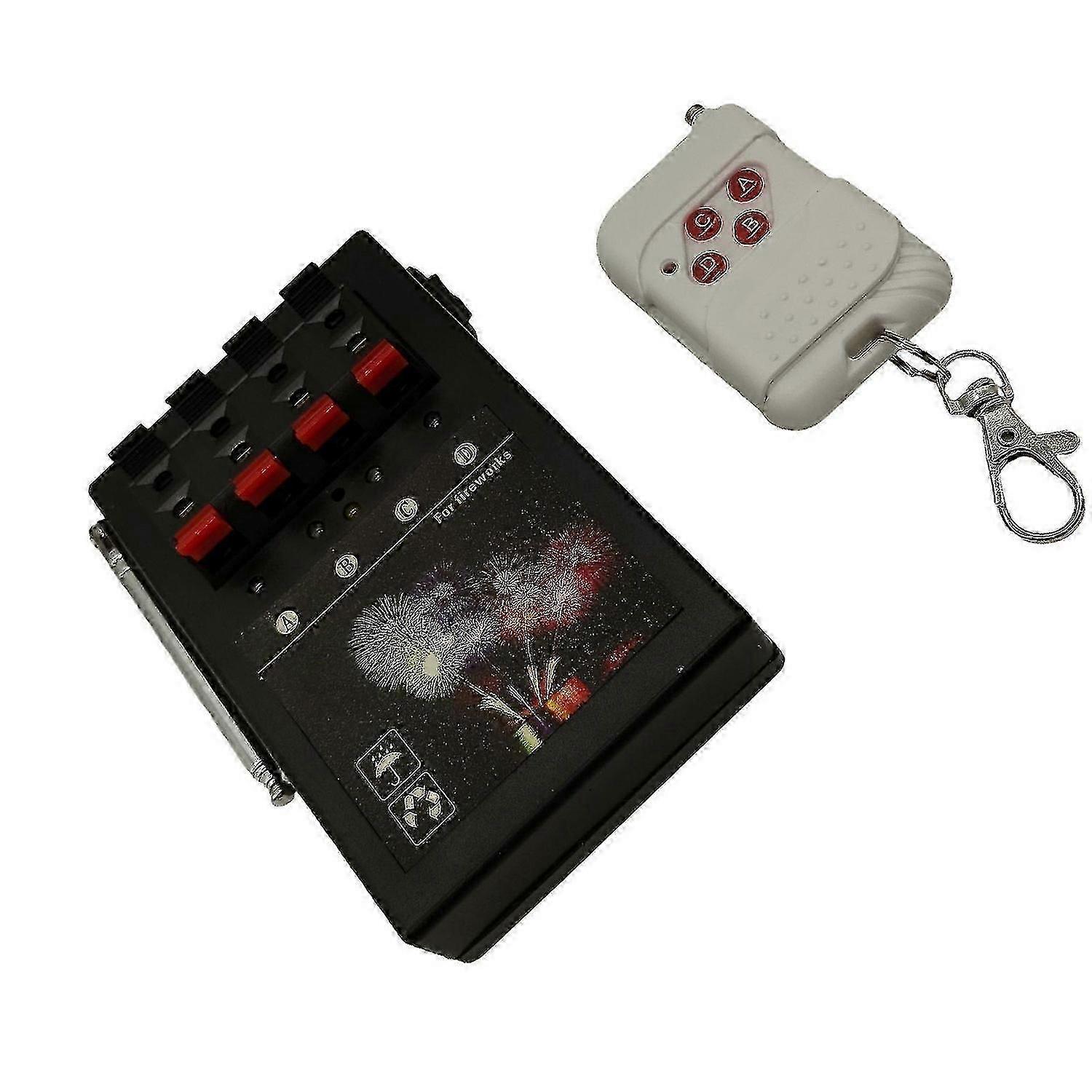 4 Cue Wireless Fireworks Firing System + Five 1M Talon Igniters Remote Control