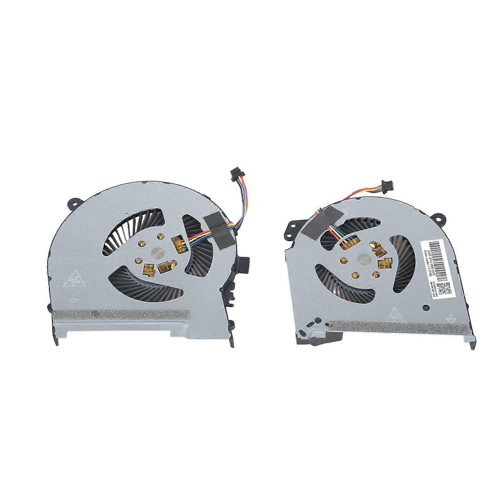 Replacement CPU GPU Cooling Fan For 15 DH Laptop Stable Metal Construction Quiet Operation Multicolor