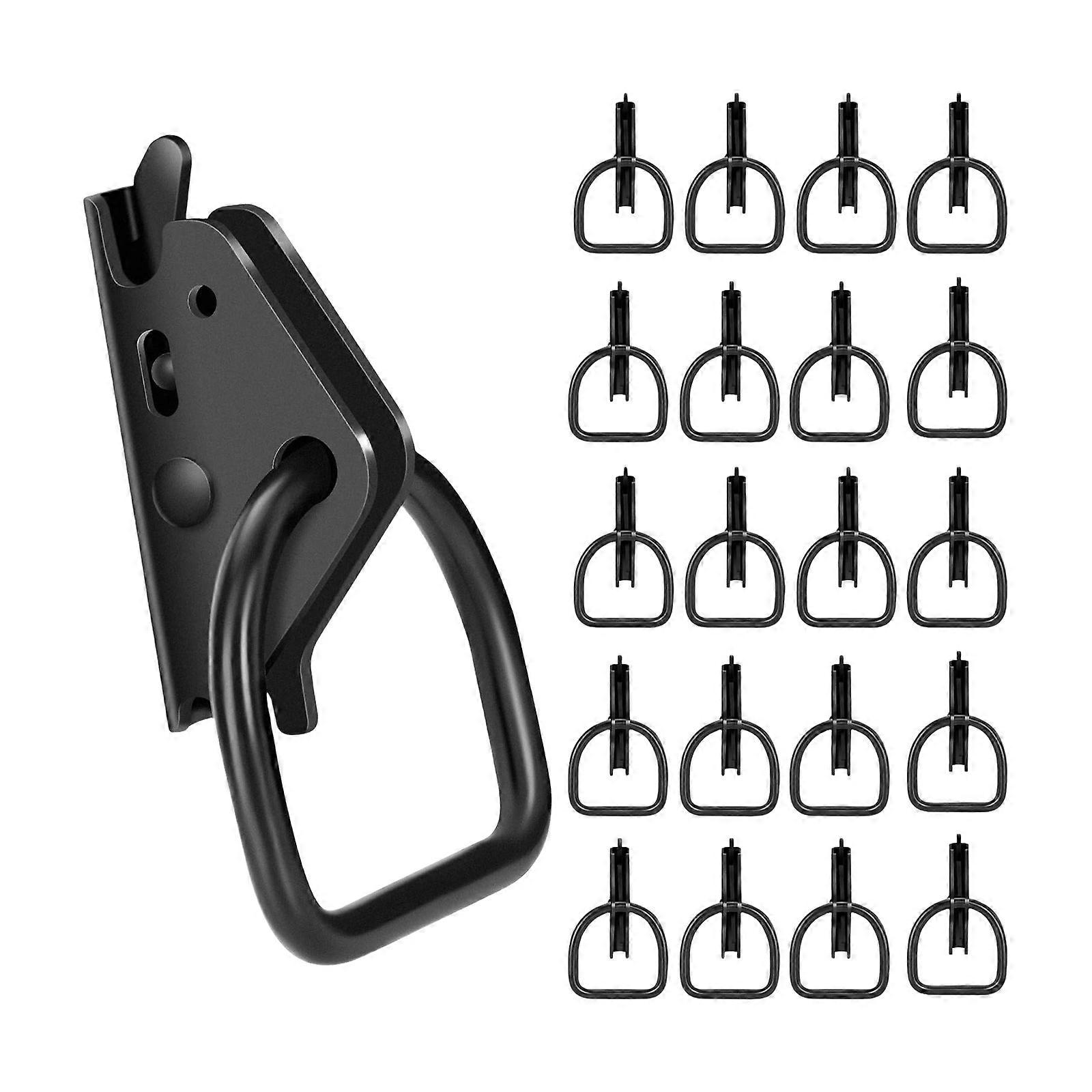 10/20pcs E Track D Rings Tie Down Anchors E Track System Accessories for Motorcycle in Trailer Easy Installation Anchors Multicolor