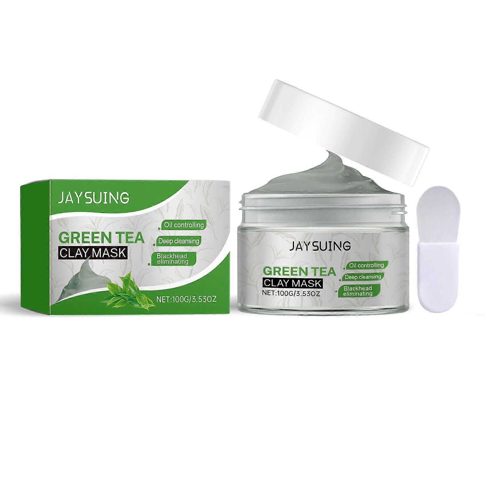 Green Tea Mask Contains Green Tea Extract, Vitamin E And Glutamic Acid