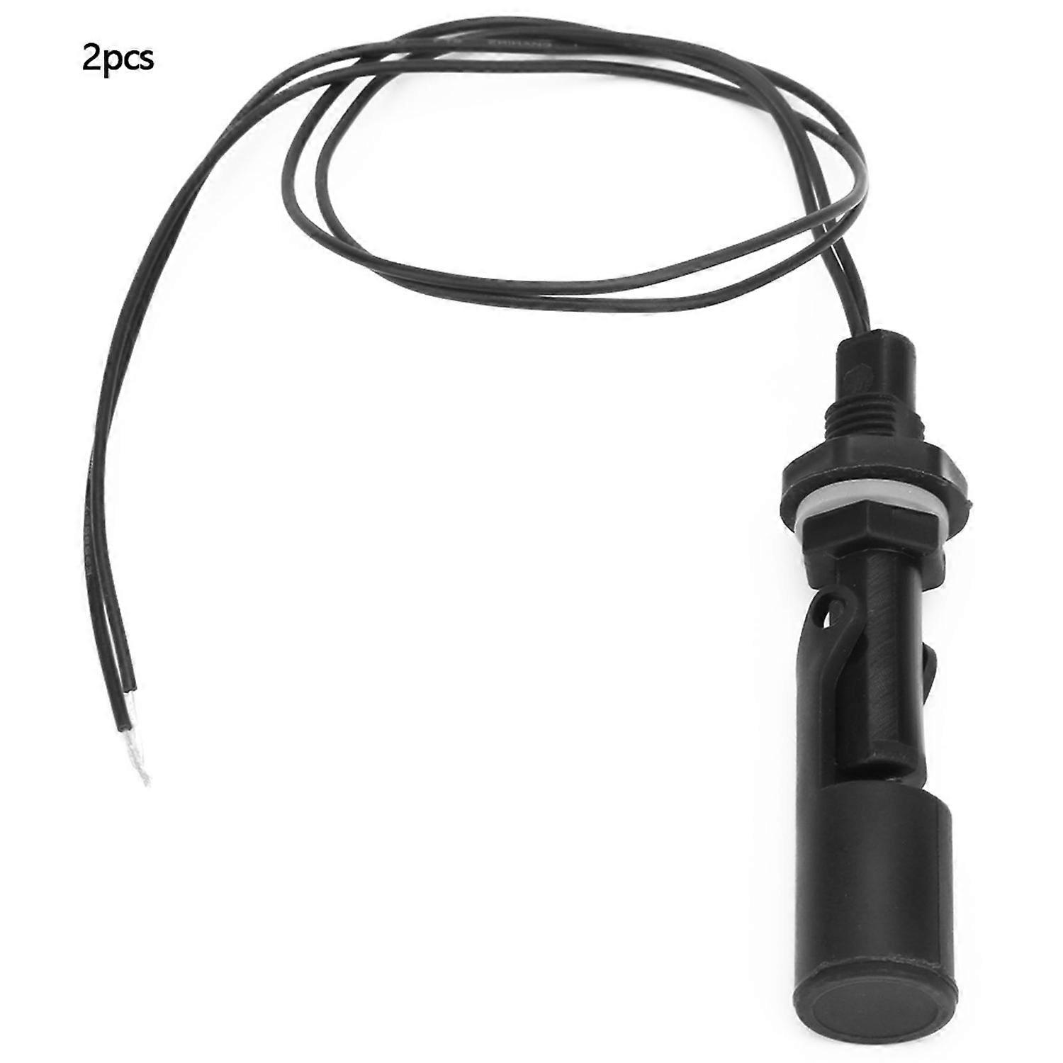2Pcs PP Tank Water Level Sensor Control Horizontal Liquid Mount Float Switch(C Type)