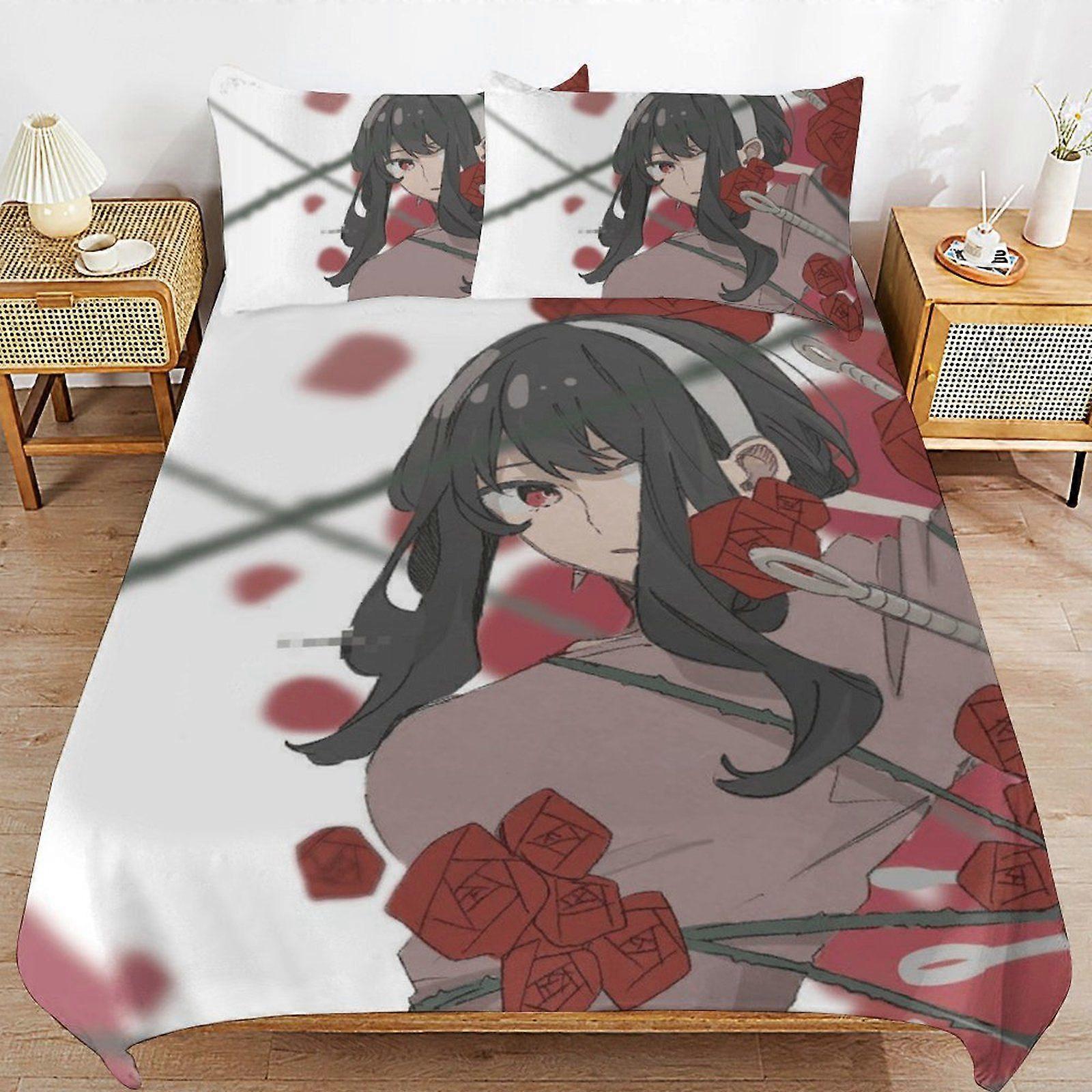 u481 SPYFAMILY Daily Use Comfort Enhanced Weave Gentle Texture Bedding Essentials Duvet Cover Sets Solution n481