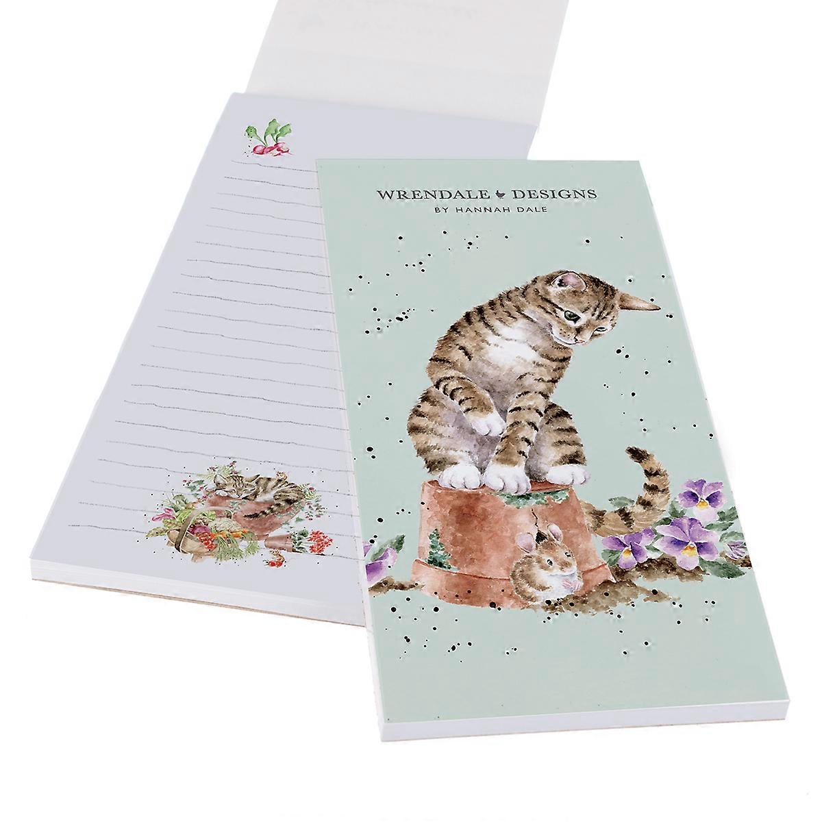 Wrendale Designs Cat Design Hide and Squeak Shopping List Pad