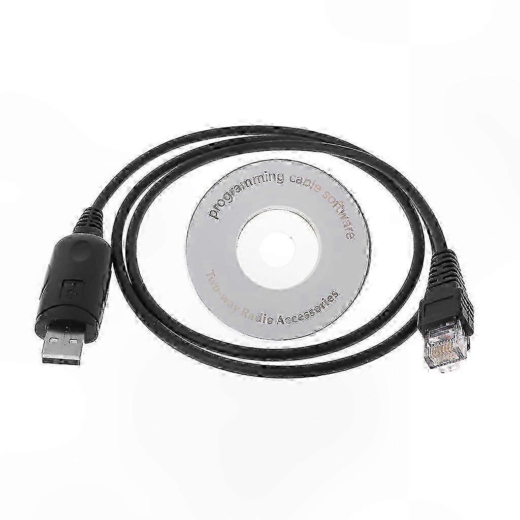Programming Cable for Two-Way Radios NX-700 NX-800 NX-900 NXR-710 TM-271A USB Interface AdapterBlack SZRH