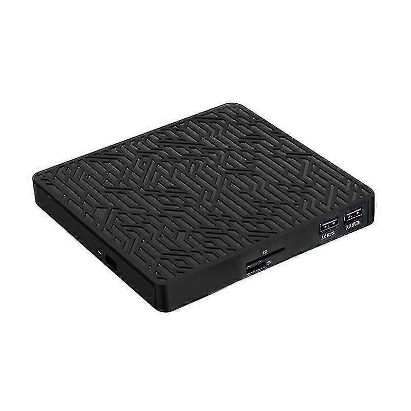 Dual Usb 3.0 Slim External Dvd Rw Cd Vcd Writer Drive Burner Sd Reader Player