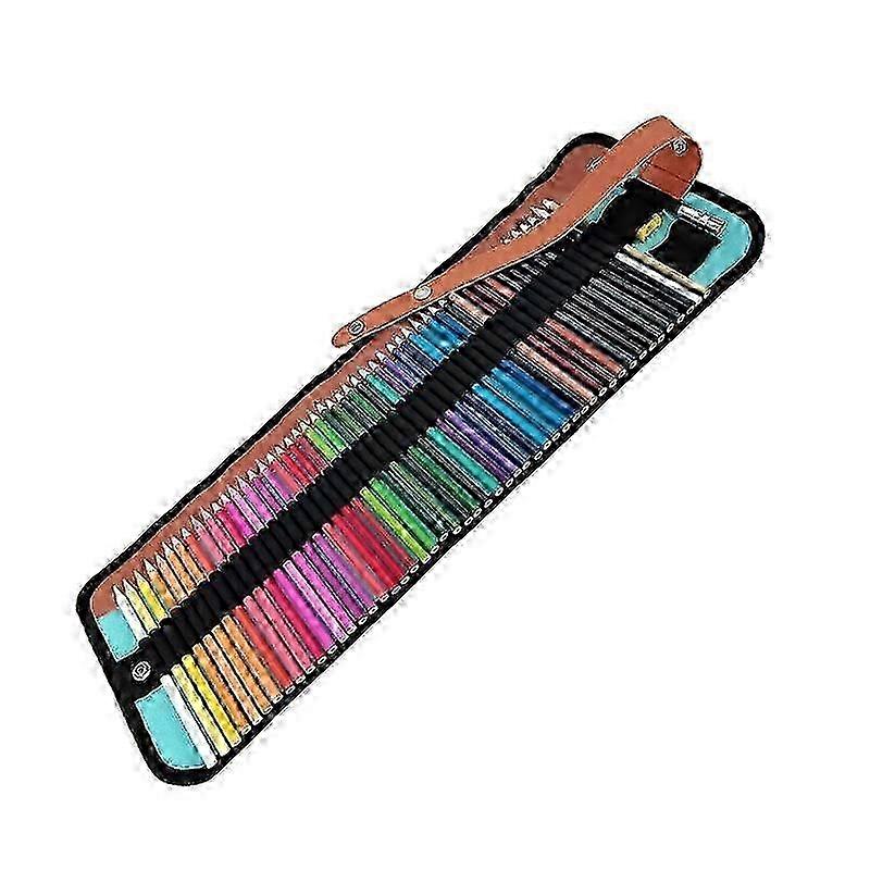 50-Color Hexagonal Oily Colored Pencil Art Drawing Colored Pencil Set 50-Color Pencil Set