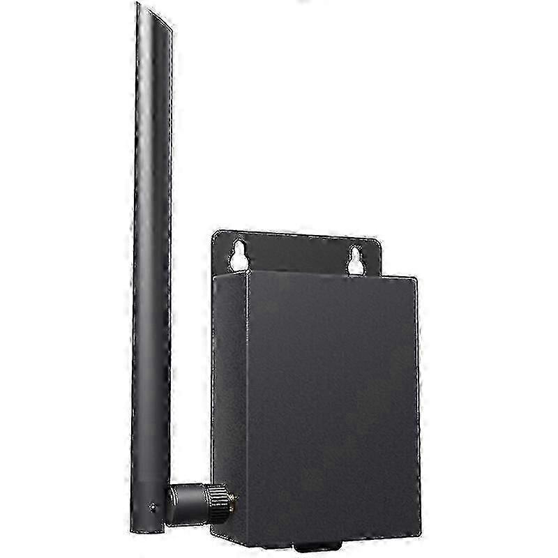 Waterproof Outdoor 4G Router with SIM Card Slot 5Dbi Antenna Wall Router for IPC Max 15 Devices High Security EU Version EU Version Black