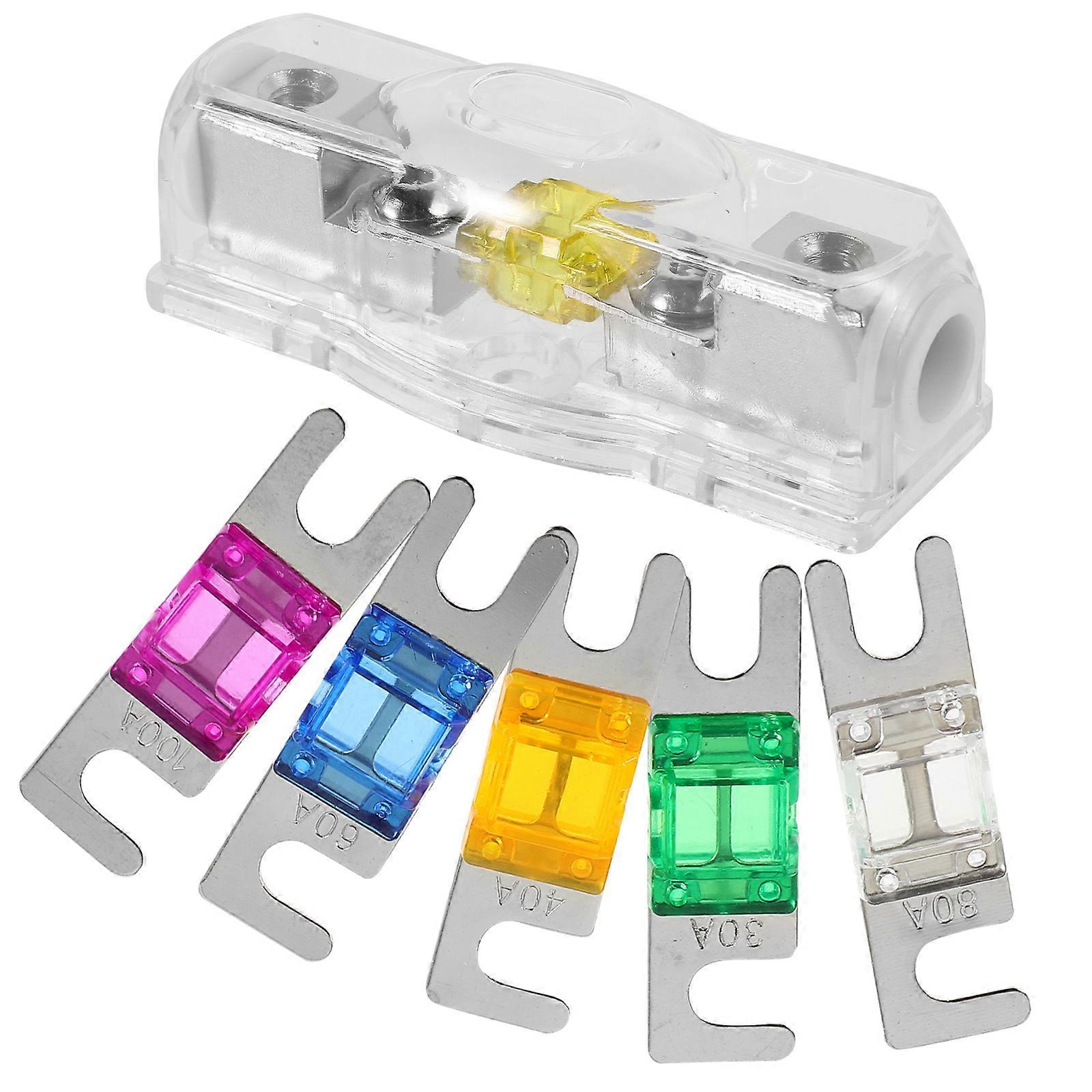 Fuse Distribution Block for Car Audio Use 1Set Mini Fuse Holder Reliable