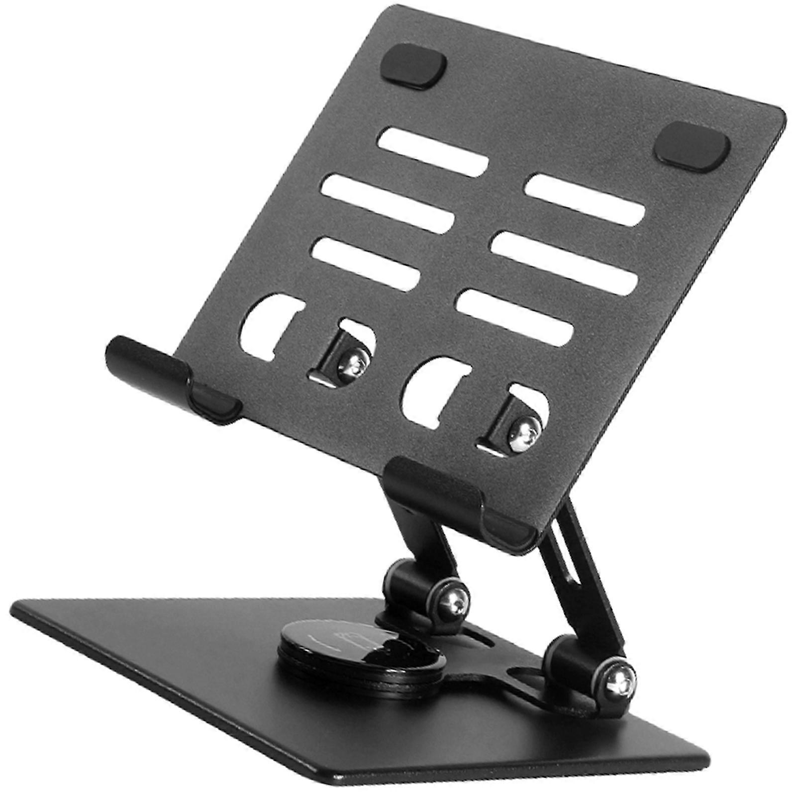 Tablets Stand Foldable Design Stable and Stylishs Phone Holder Metal MultiAngle Tablets Stand, Desktop Foldable Holder  grey