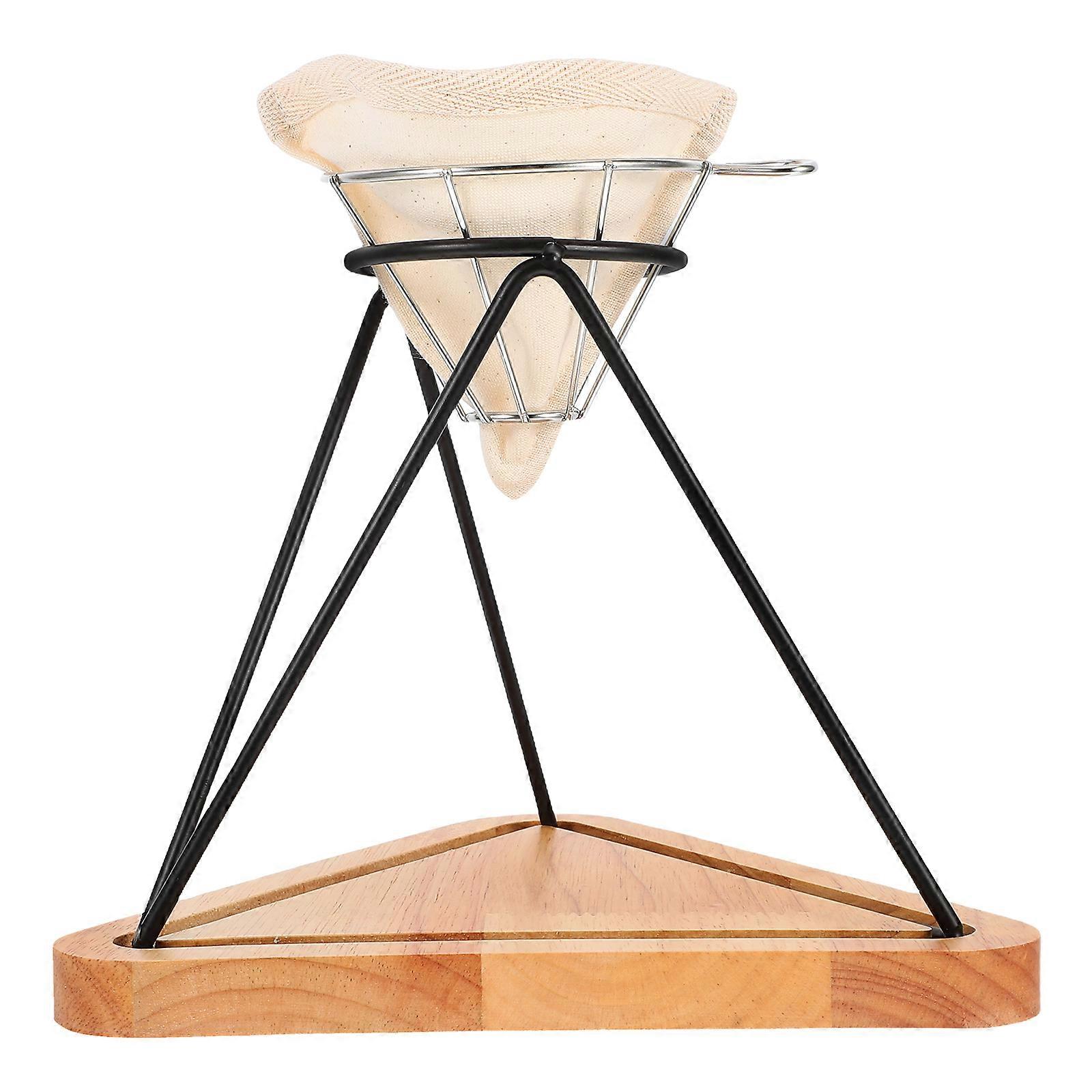 Reusable Coffee Filter Holder Stainless Steel Funnel for 1Set