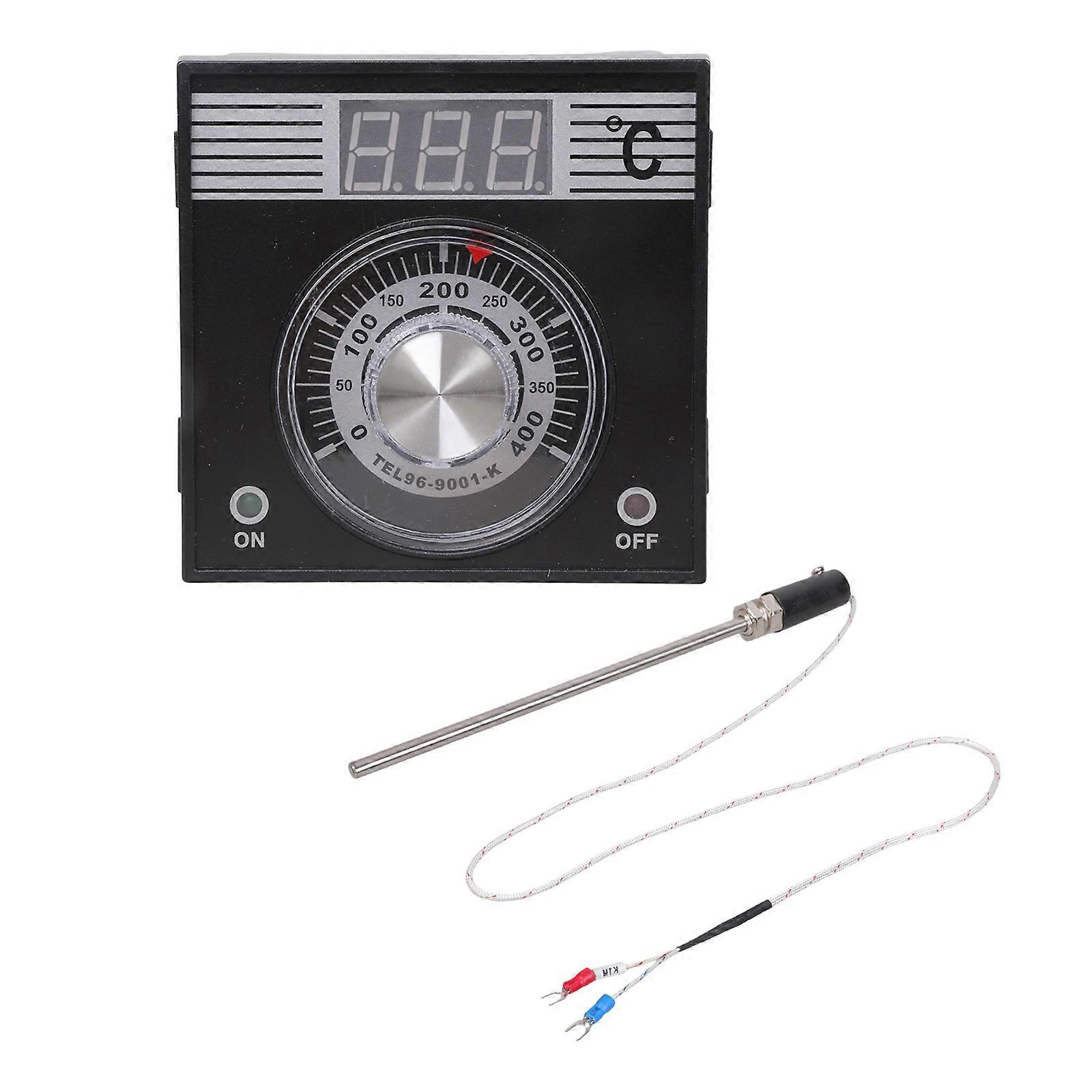Precisions Microwave Oven Thermostat 400°C Relays Output Temperature Probe for Enhancing Safety and Energy Efficiency Multicolor