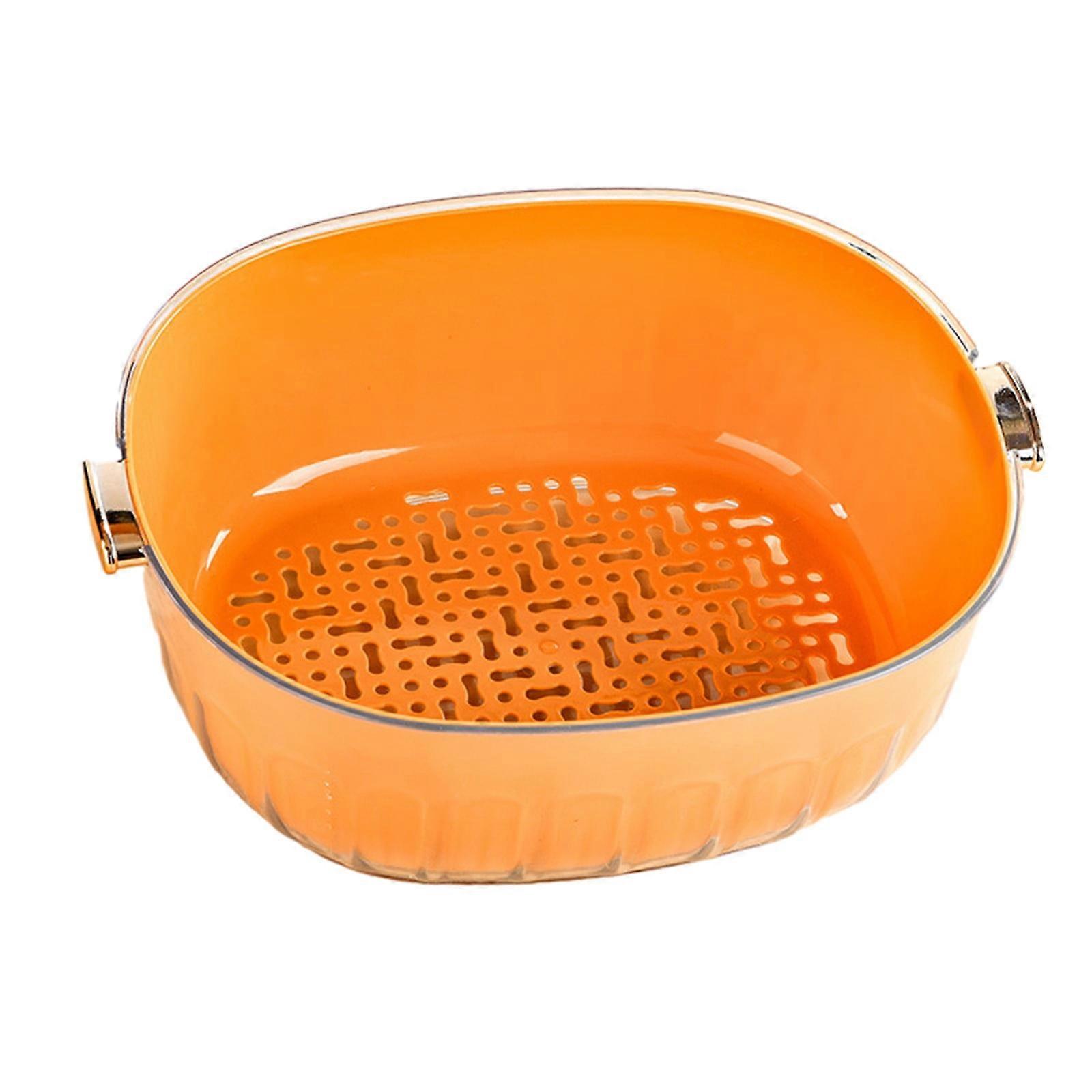 YgkuHd Vegetable Basket - Multi Function Kitchen Strainer & Soaking Bowl, Fruit & Veg Wash Basket, compatible with standard kitchen use