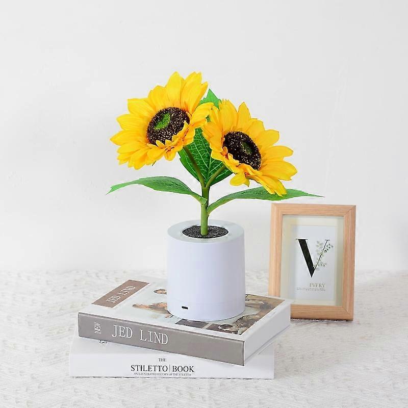 Sunflower desk lamp, LED night light,2