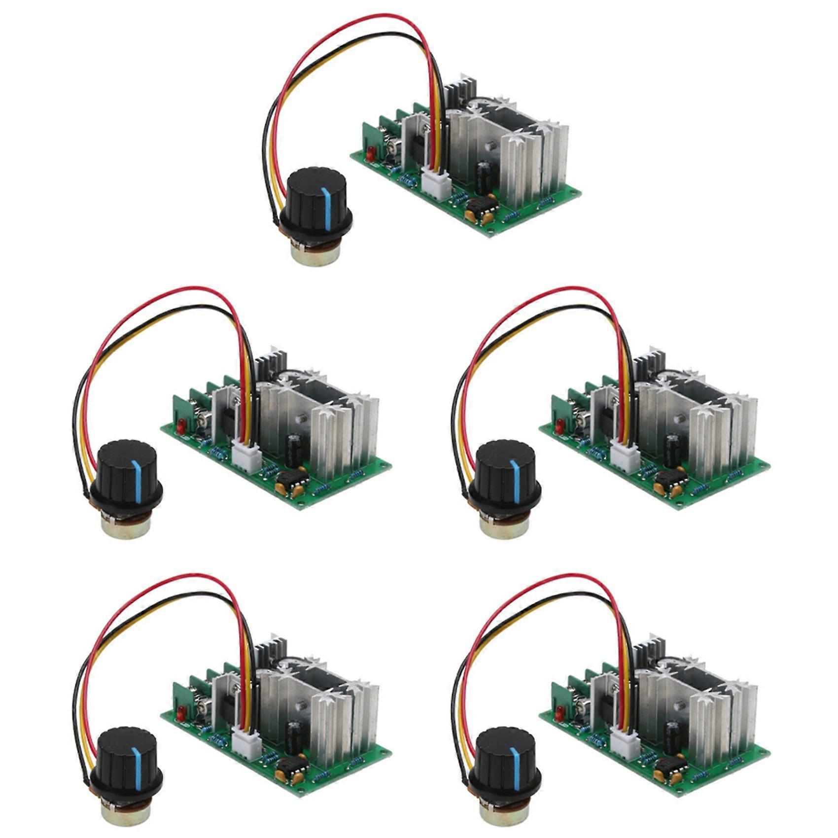 5X 20A PWM DC Motor Speed Controller 12V 24V 36V 48V with Potentiometer Knob Switch